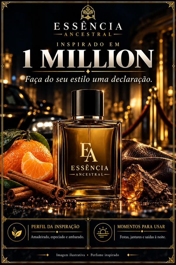 Essência Ancestral — Inspirado em 1 Million — imagem ilustrativa.