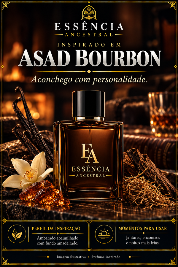 Essência Ancestral — Inspirado em Asad Bourbon — imagem ilustrativa.