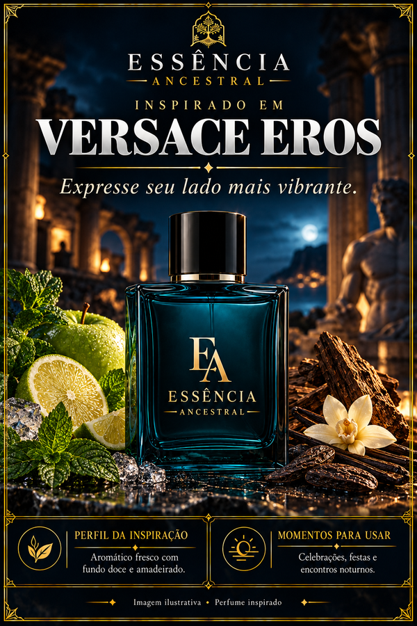 Essência Ancestral — Inspirado em Versace Eros — imagem ilustrativa.