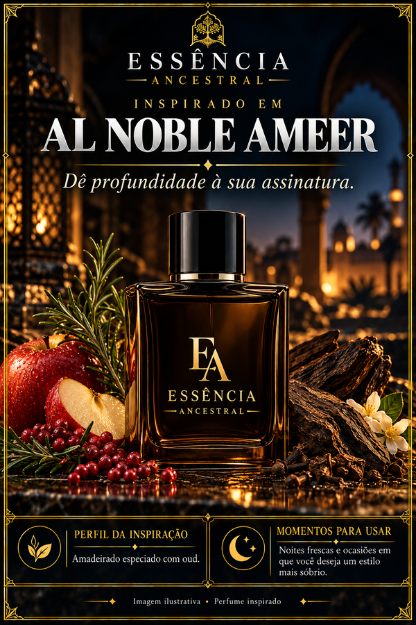 Essência Ancestral — Inspirado em Al Noble Ameer — imagem ilustrativa.