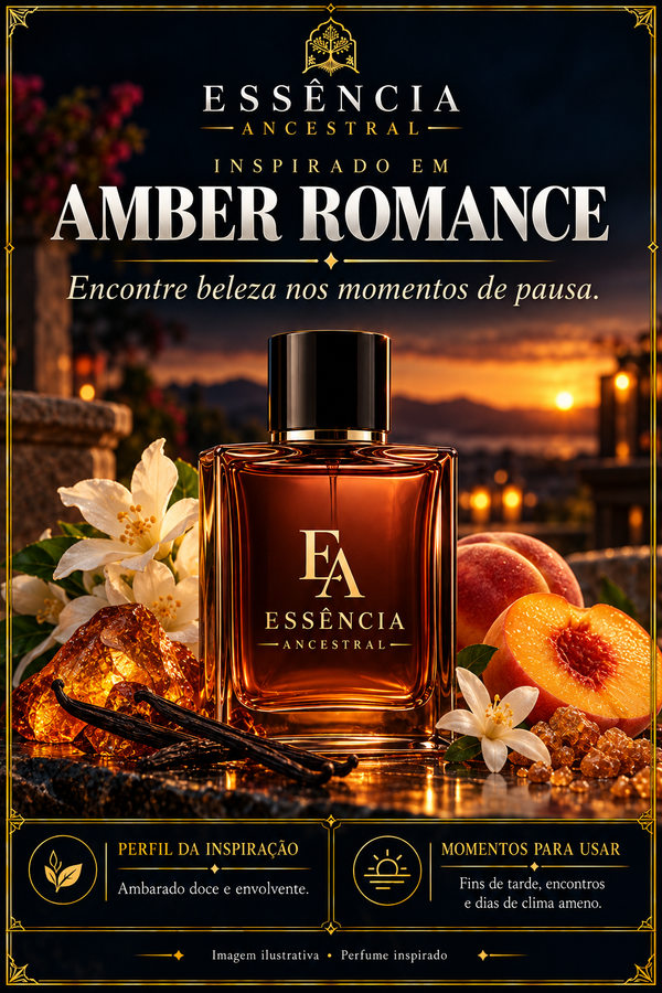 Essência Ancestral — Inspirado em Amber Romance — imagem ilustrativa.