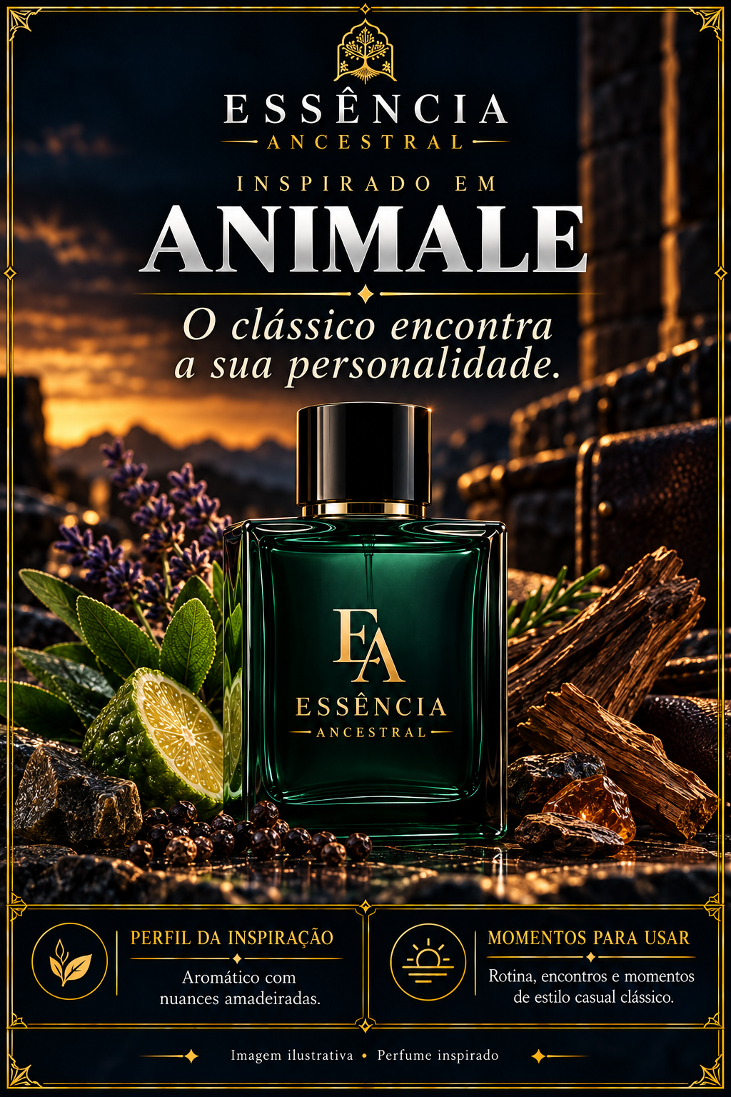 Essência Ancestral — Inspirado em Animale — imagem ilustrativa.
