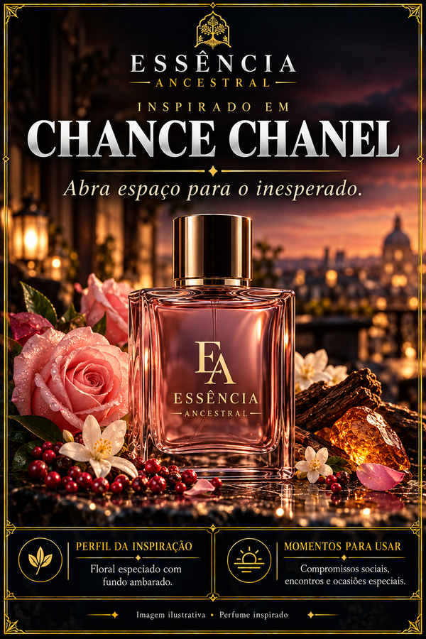 Essência Ancestral — Inspirado em Chance Chanel — imagem ilustrativa.