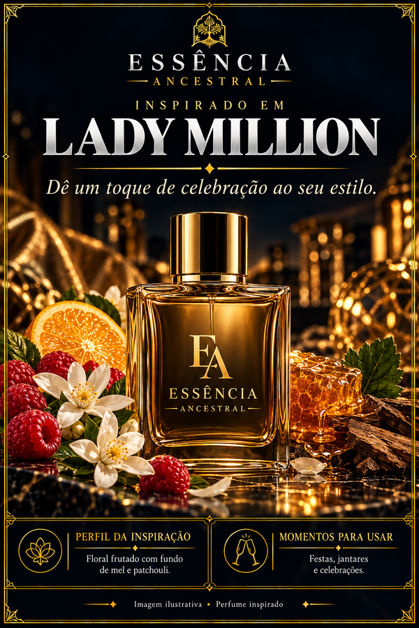 Essência Ancestral — Inspirado em Lady Million — imagem ilustrativa.