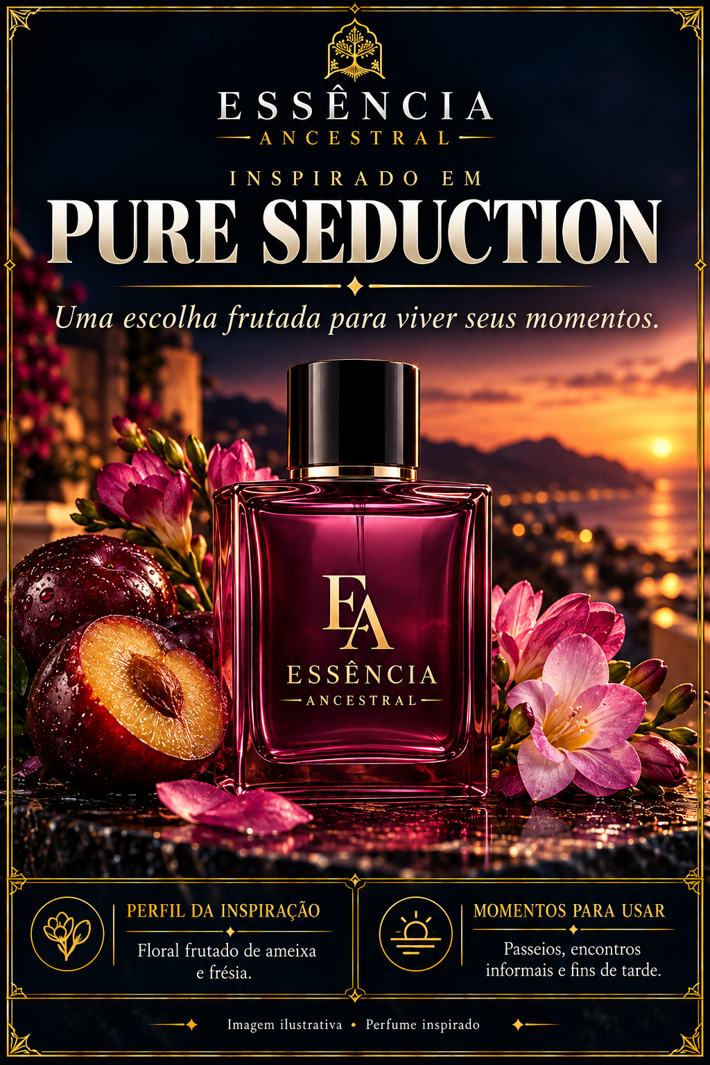 Essência Ancestral — Inspirado em Pure Seduction — imagem ilustrativa.